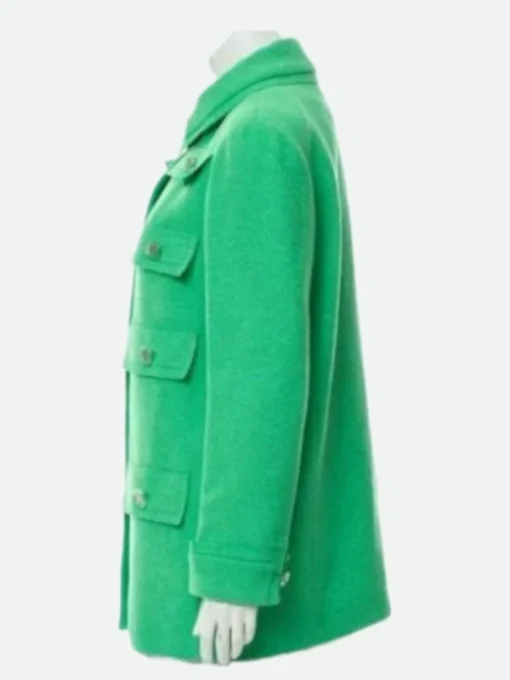 Emily Cooper Mid Length Green Coat