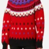 Emily In Paris S04 Lily Collins Red Knitted Sweater