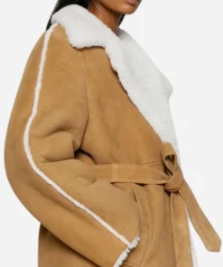 Emily In Paris S4 Camille Japy Shearling Coat