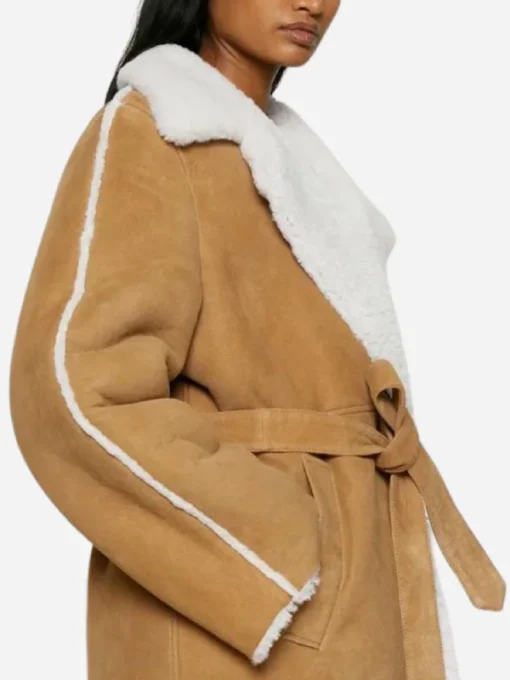 Emily In Paris S4 Camille Japy Shearling Coat