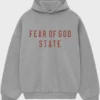 Essentials Fear Of God State Grey Hoodie