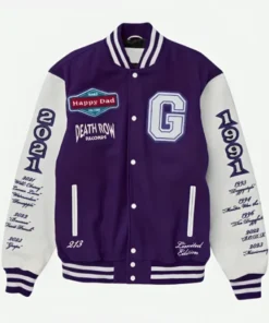 Happy Dad Death Row Varsity Jacket