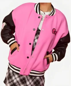 Hello Kitty Varsity Jacket Front