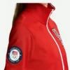 Hoda Kotb Team USA Olympic Red Track Jacket