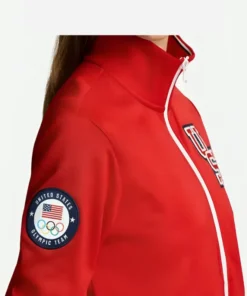 Hoda Kotb Team USA Olympic Red Track Jacket