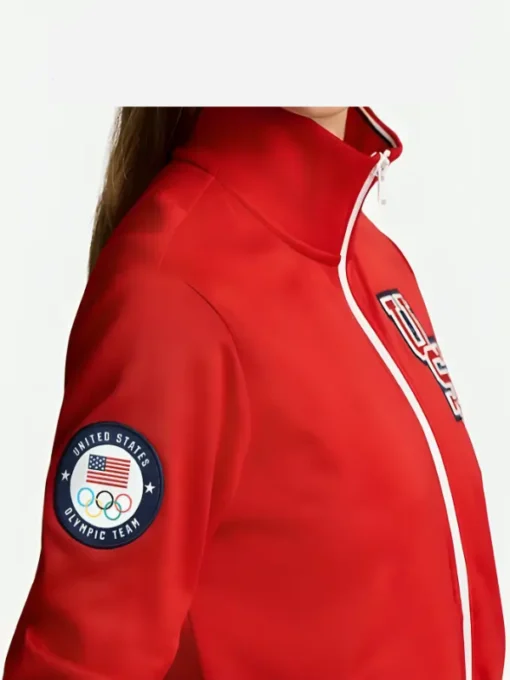 Hoda Kotb Team USA Olympic Red Track Jacket