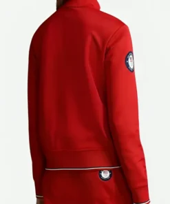 Hoda Kotb The Today Show Red Team USA Track Jacket