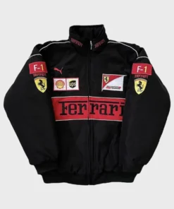 Jared Leto Vintage Ferrari F1 Jacket