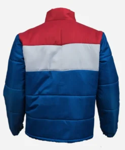 Jim Hopper Blue Puffer Jacket back