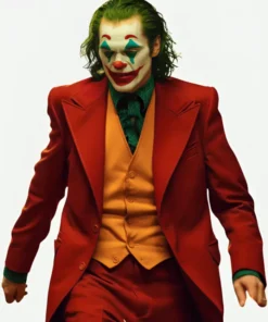 Joaquin Phoenix 2024 Joker Red Suit