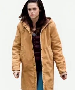 Kristen Stewart Hooded Coat