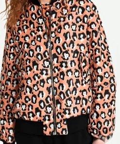 Lily Collins Emily In Paris S03 Leopard Jacket