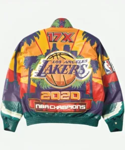 Los Angeles Lakers 2020 NBA Champions Jacket Back