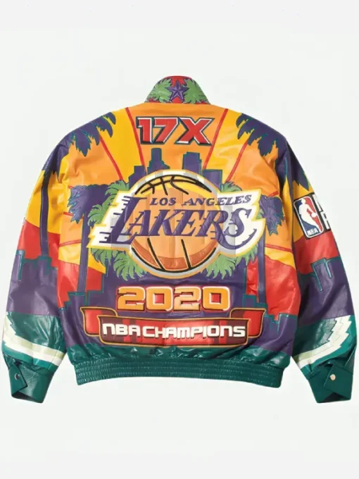 Los Angeles Lakers 2020 NBA Champions Jacket Back