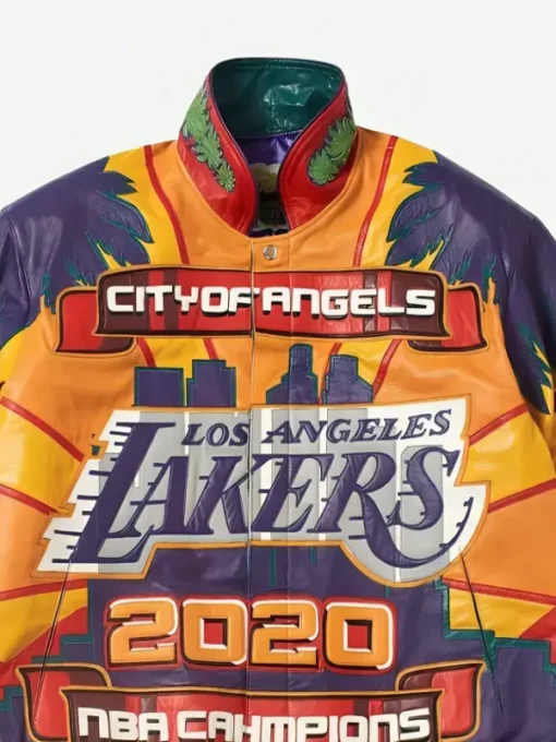 Los Angeles Lakers 2020 NBA Champions Jacket Front