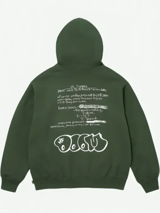 MF DOOM x Supreme Hoodie Back