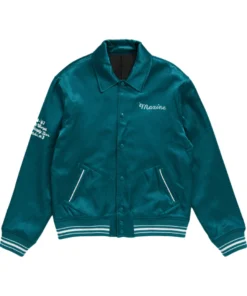 MaXXXine 2024 Mia Goth Dark Green Jacket