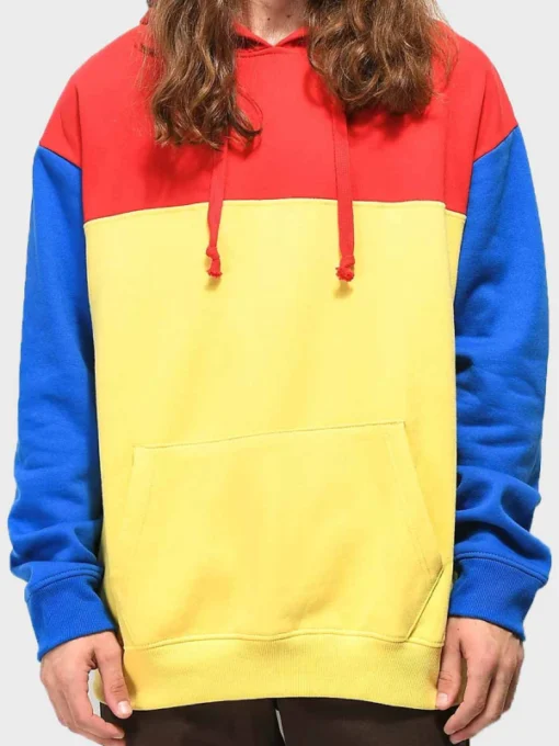 Men’s Color Block Pullover Hoodie