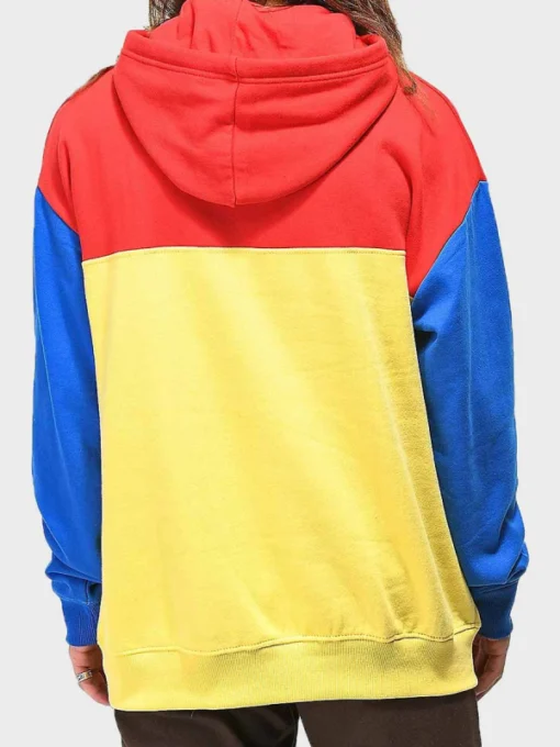 Mens Color Block Pullover Hoodie