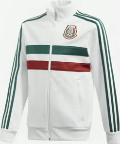 Mexico Soccer DNA Track Top White Jacket
