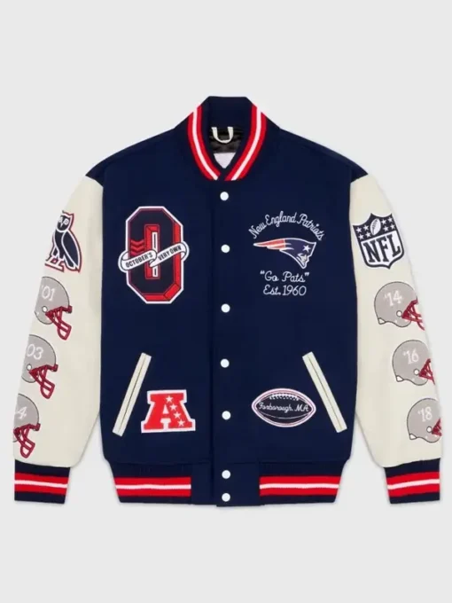 OVO New England Patriots Varsity Jacket