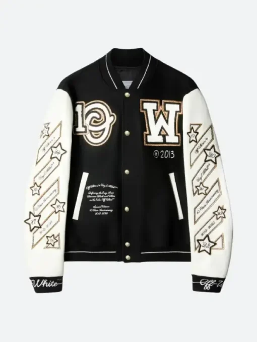 Off White Logic Varsity Jacket