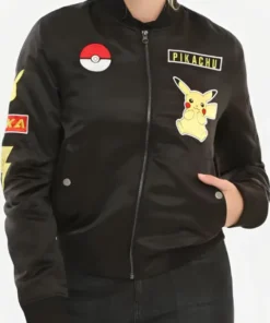 Pikachu Pokémon Varsity Jacket