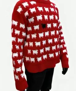 Princess Diana Black Sheep Sweater Side