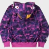 Purple Hoodie Bape
