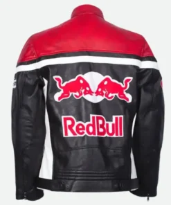 Red Bull Racing Leather Jacket Back