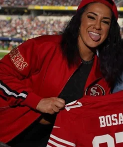 San Francisco 49ers Bayley Red Track Jacket