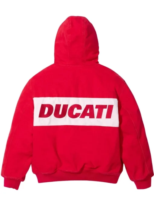 Shop Supreme Ducati Red Jacket Back