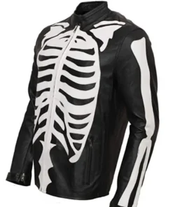 Skeleton Leather Jacket