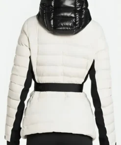 Stone Rachel Hooded Puffer Jacket Back