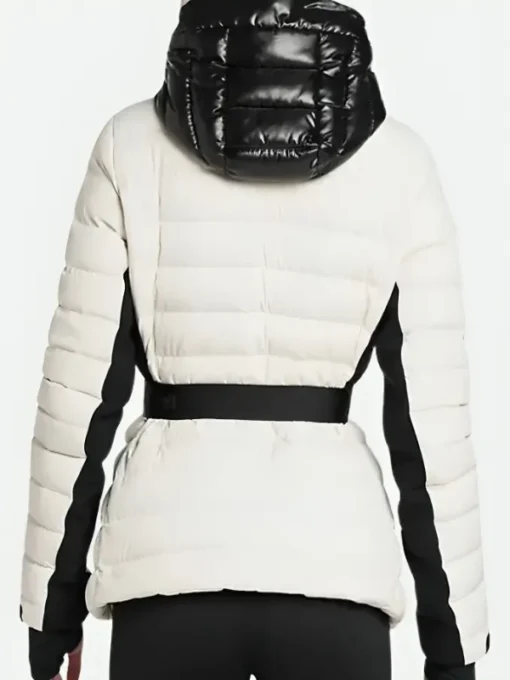 Stone Rachel Hooded Puffer Jacket Back