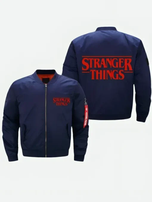 Stranger Things Blue Bomber Jacket