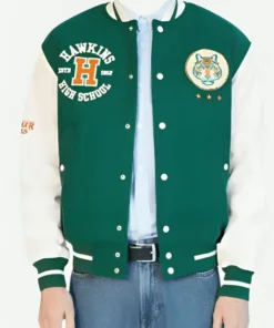 Stranger Things x HM Hawkins Tigers Varsity Jacket