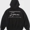 Supreme X Martine Rose Hoodie Back