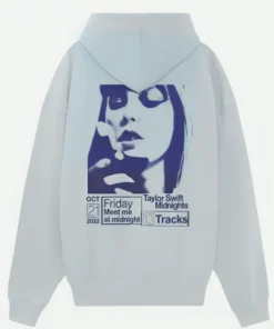 Taylor Swift Midnights Grey Hoodie