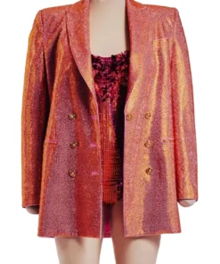 Taylor Swift The Eras Tour Paris Orange Sequin Blazer