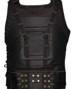 The Dark Knight Rises Bane Black Vest Back