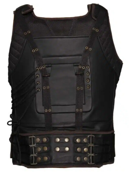 The Dark Knight Rises Bane Black Vest Back