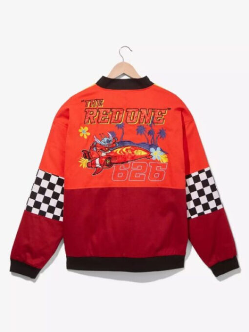 The Red One Stitch Racing Jacket Back