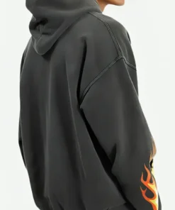 Trendy World Of Love Grey Hoodie