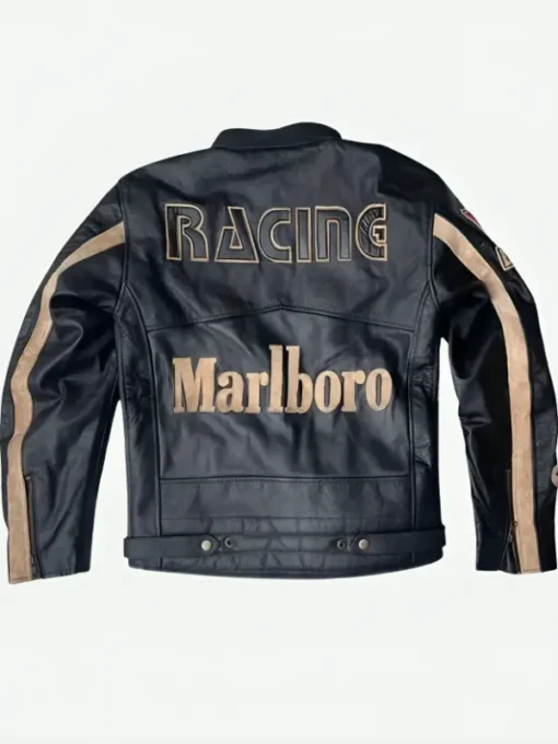 Vintage Marlboro Motorcycle Jacket Back