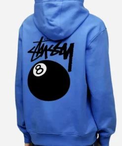 8 Ball Stussy Pullover Hoodie
