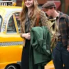 A Complete Unknown Elle Fanning Printed Cardigan