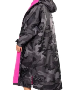 A European Christmas Caprice Bourret Camo Coat