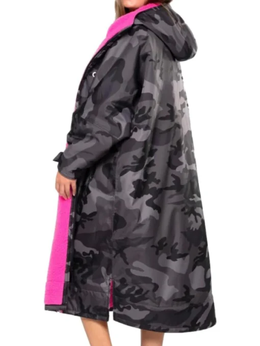 A European Christmas Caprice Bourret Camo Coat