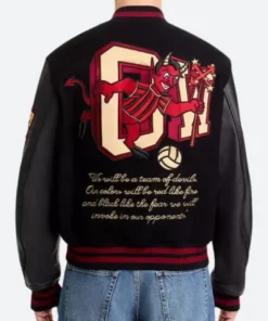 AC Milan Off White Bomber Jacket